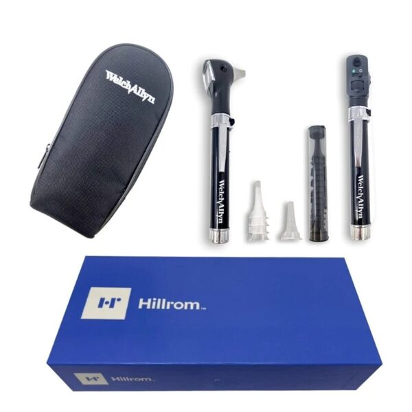 Welch Allyn  Hillrom Complete 95001 Pocketscope Diagnostic Set with Otoscope with 19 Specula & Ophthalmoscope